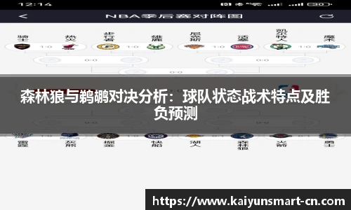 森林狼与鹈鹕对决分析：球队状态战术特点及胜负预测